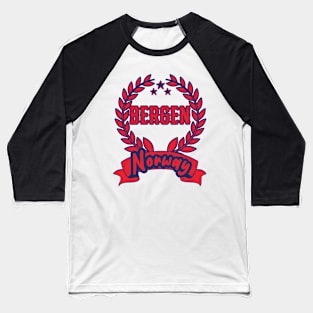 Bergen Norway Baseball T-Shirt